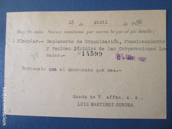 Sellos: CIRCULADA 1956 DE PONTEVEDRA A MADRID - Foto 2