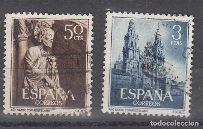 Sellos: EDIFIL 1130/1. A&Ntilde;O SANTO COMPOSTELANO. USADO. - Foto 1