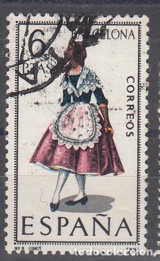 Sellos: EDIFIL 1774. TRAJES T&Iacute;PICOS, BARCELONA. USADO. - Foto 1