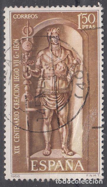 Sellos: 1968. EDIFIL 1872. XIX CENTENARIO DE LE&Oacute;N. USADO. - Foto 1