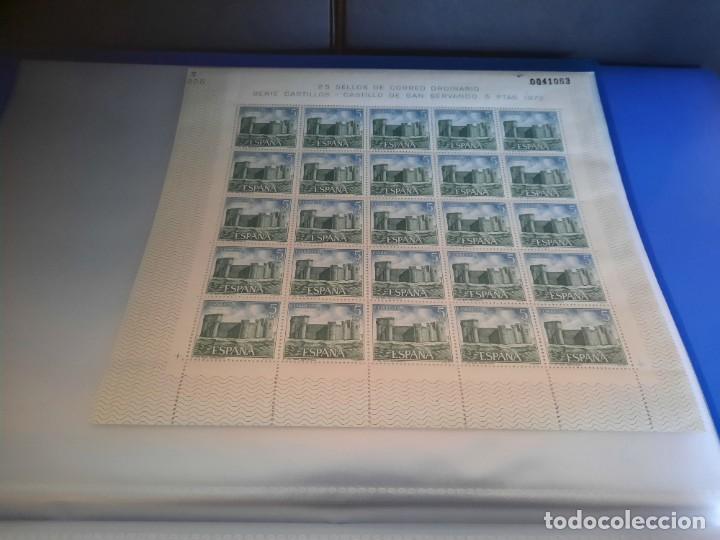 Sellos: Pliegos de sellos tema castillos - Foto 35