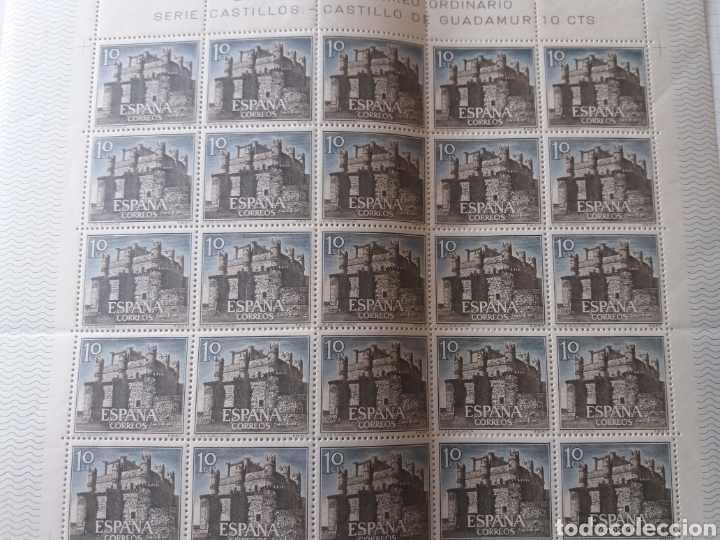 Sellos: Pliego completo Castillo de Guadamur 1966 - Foto 4