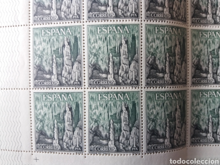 Sellos: Pliego completo Cuevas del Drac 1964 - Foto 1