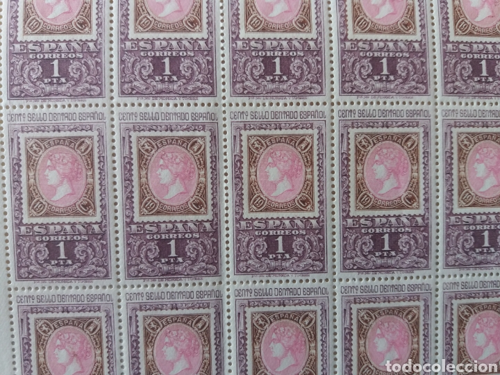 Sellos: Pliego Centenario sello dentado espa&ntilde;ol 1965 - Foto 3