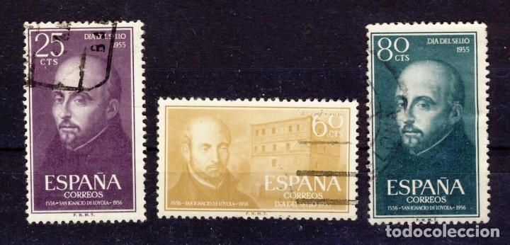 Selos: V CENTENARIO DE LA MUERTE DE S. IGNACIO DE LOYOLA.- ED. 1166-1168.- USADOS.- (1)