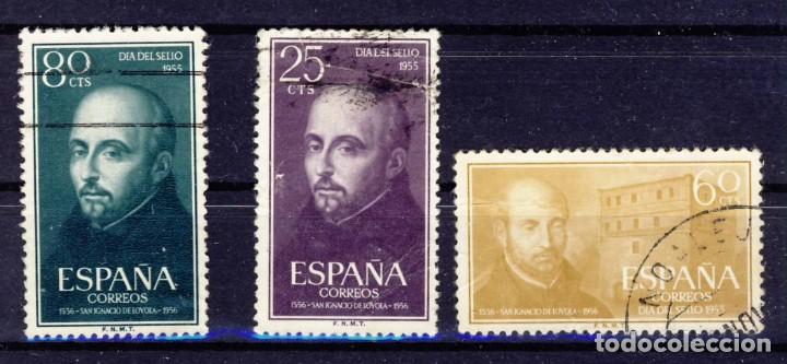Selos: V CENTENARIO DE LA MUERTE DE S. IGNACIO DE LOYOLA.- ED. 1166-1168.- USADOS.- (6)
