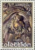 Sellos: Edifil 1945 sellos Espa&ntilde;a a&ntilde;o 1969 usado Navidad - Foto 1