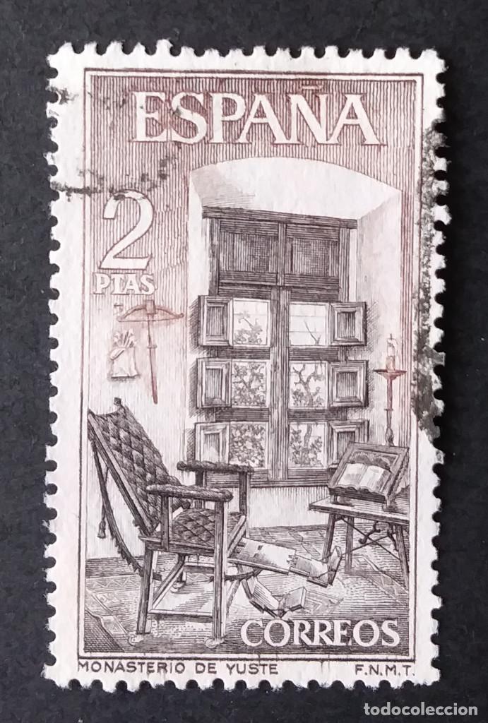Sellos: 1965 Espa&ntilde;a Monasterio de Yuste - Foto 1