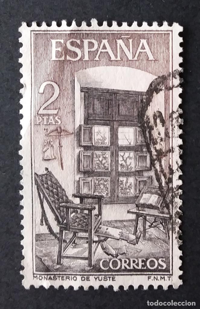 Sellos: 1965 Espa&ntilde;a Monasterio de Yuste - Foto 1
