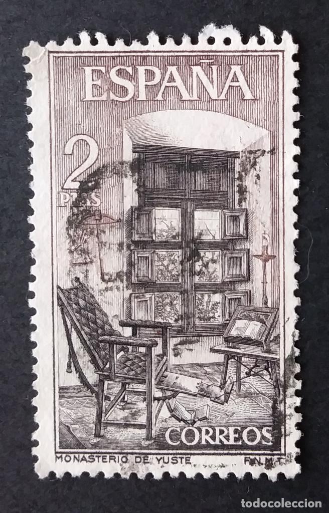 Sellos: 1965 Espa&ntilde;a Monasterio de Yuste - Foto 1