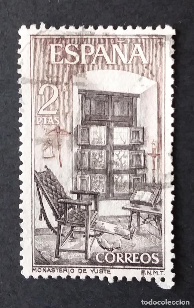 Sellos: 1965 Espa&ntilde;a Monasterio de Yuste - Foto 1