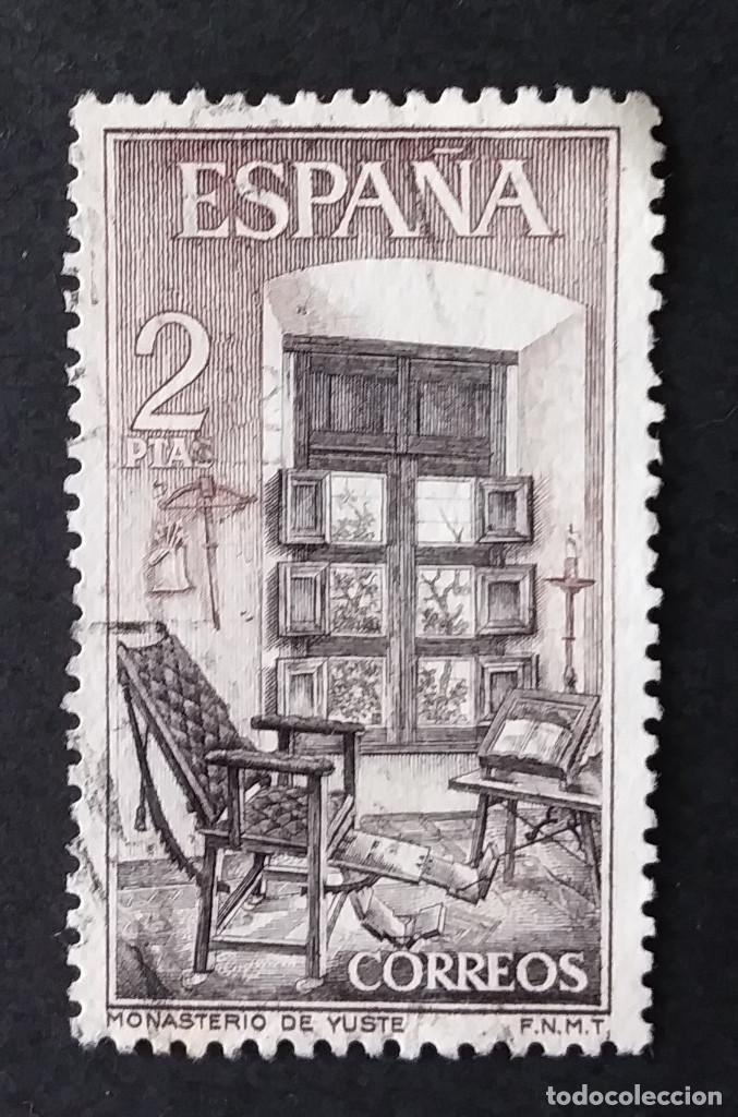 Sellos: 1965 Espa&ntilde;a Monasterio de Yuste - Foto 1