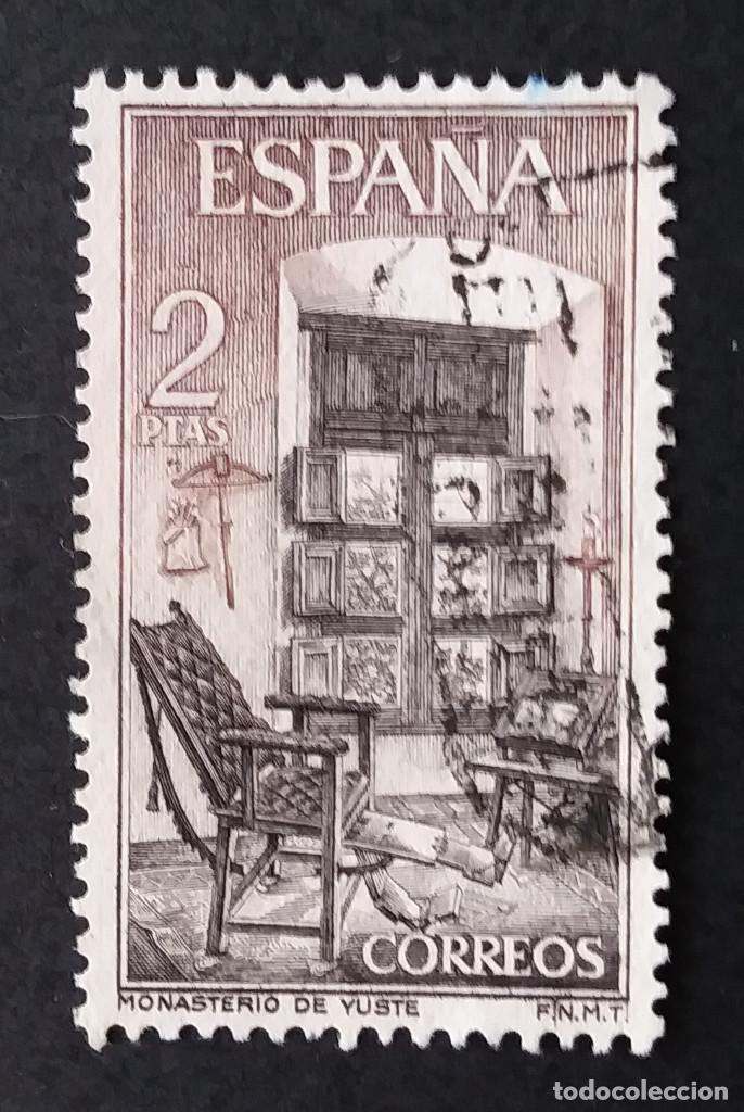 Sellos: 1965 Espa&ntilde;a Monasterio de Yuste - Foto 1