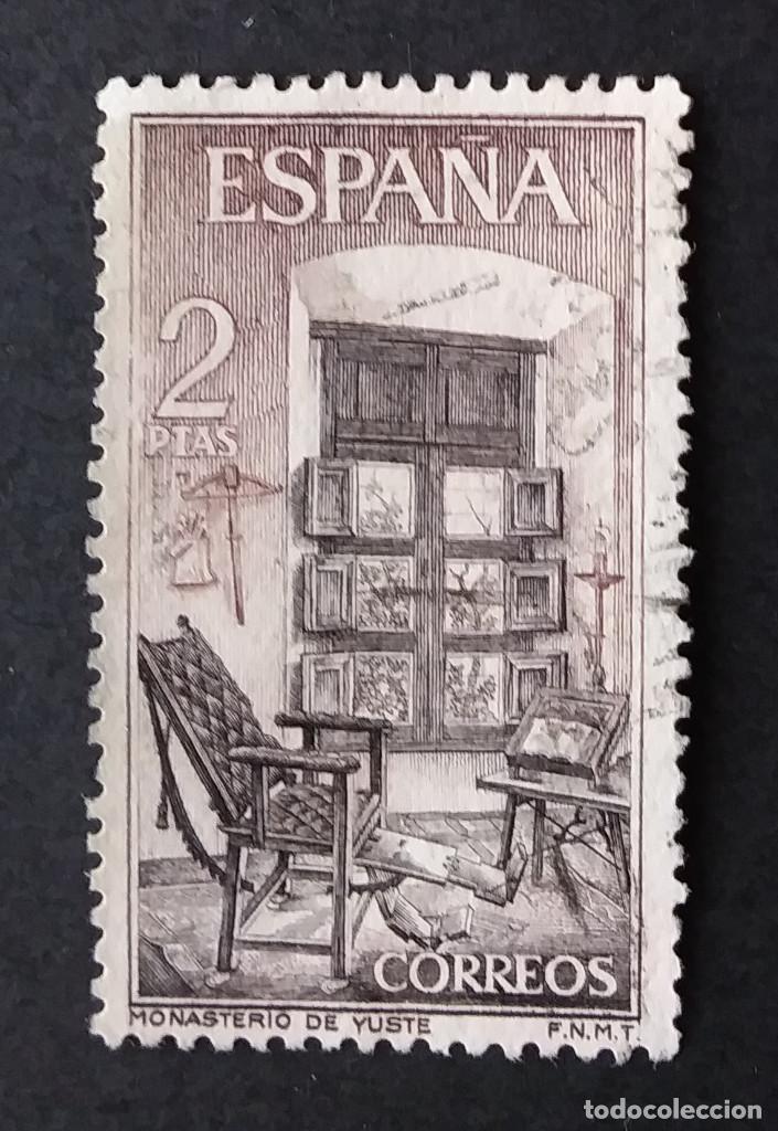 Sellos: 1965 Espa&ntilde;a Monasterio de Yuste - Foto 1