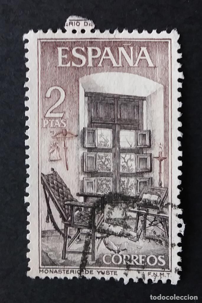 Sellos: 1965 Espa&ntilde;a Monasterio de Yuste - Foto 1