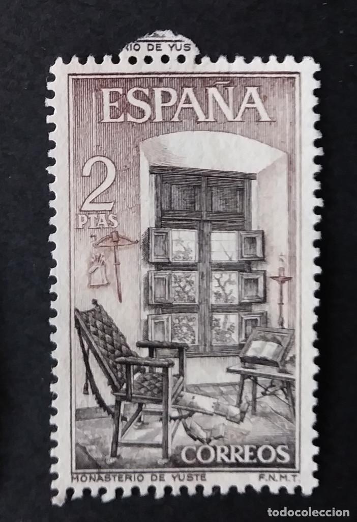 Sellos: 1965 Espa&ntilde;a Monasterio de Yuste - Foto 1