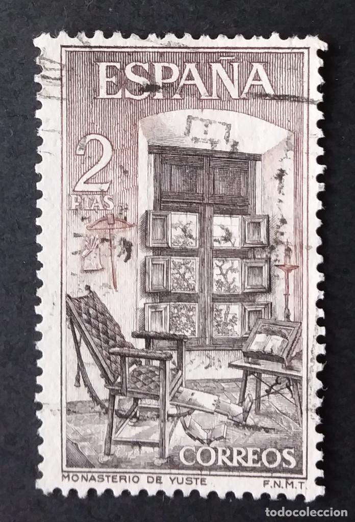 Sellos: 1965 Espa&ntilde;a Monasterio de Yuste - Foto 1