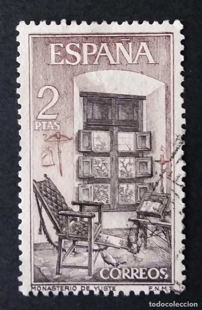 Sellos: 1965 Espa&ntilde;a Monasterio de Yuste - Foto 1