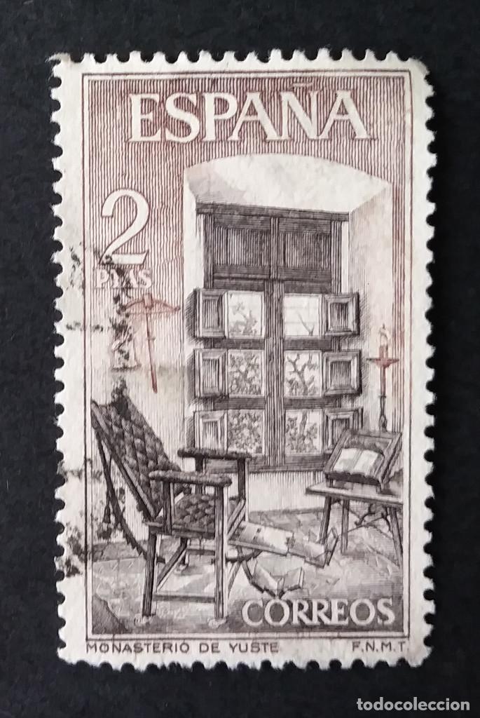 Sellos: 1965 Espa&ntilde;a Monasterio de Yuste - Foto 1