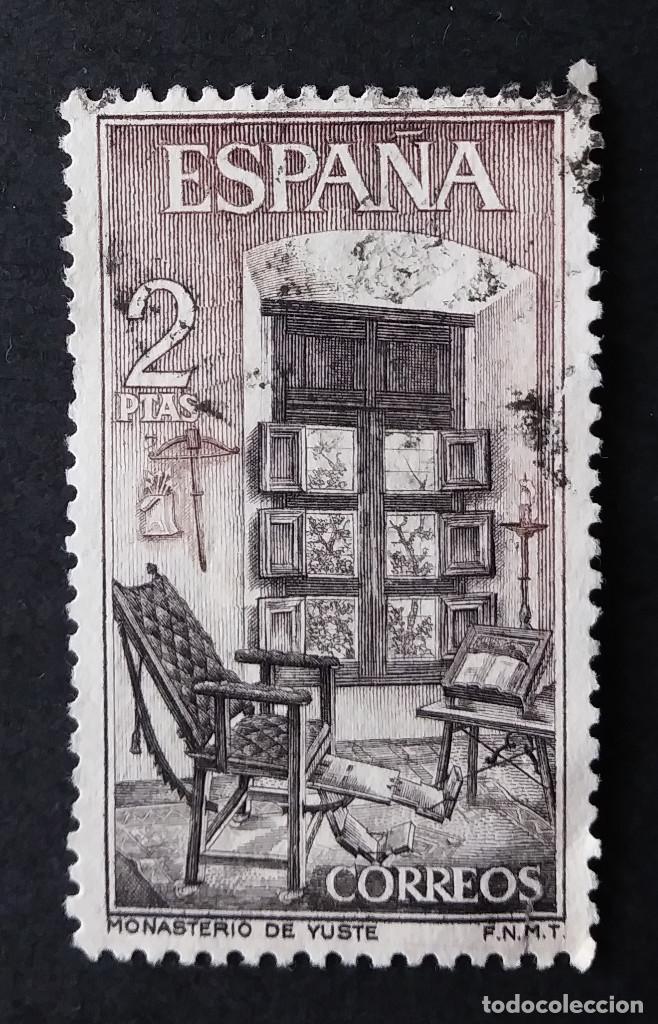 Sellos: 1965 Espa&ntilde;a Monasterio de Yuste - Foto 1