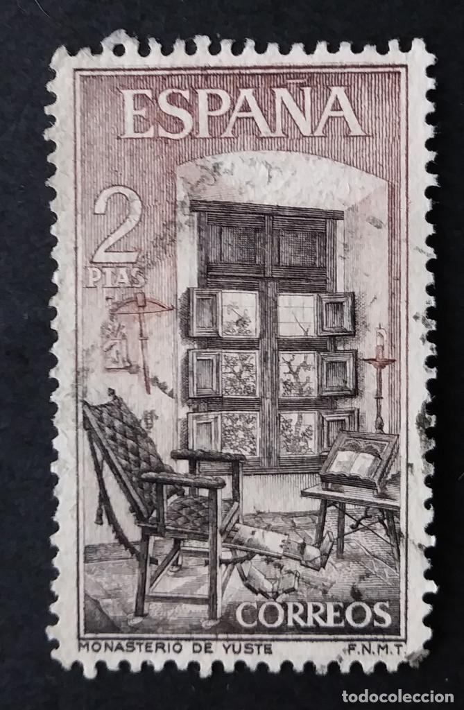 Sellos: 1965 Espa&ntilde;a Monasterio de Yuste - Foto 1