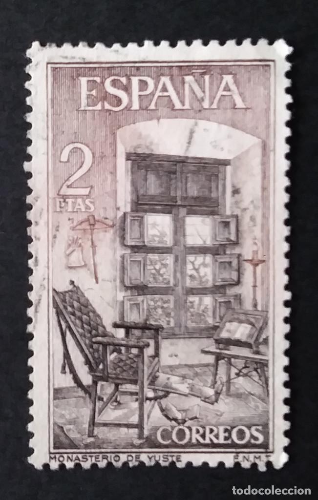 Sellos: 1965 Espa&ntilde;a Monasterio de Yuste - Foto 1