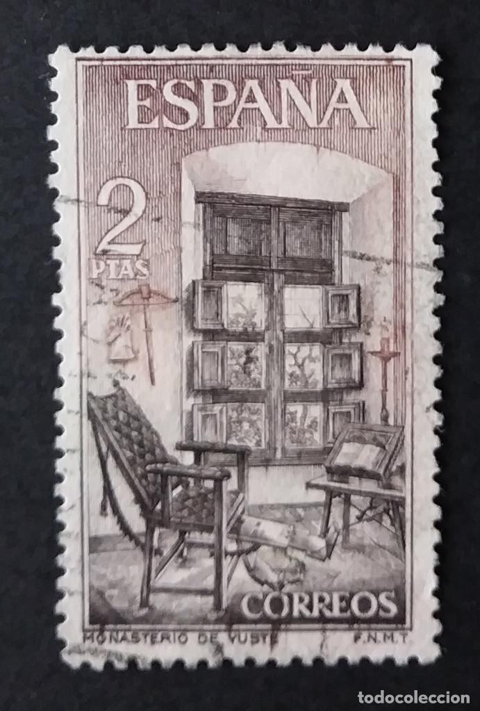 Sellos: 1965 Espa&ntilde;a Monasterio de Yuste - Foto 1