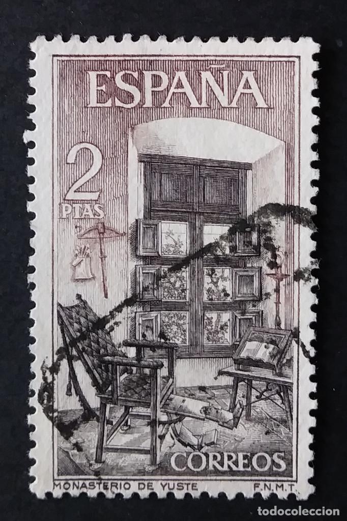 Sellos: 1965 Espa&ntilde;a Monasterio de Yuste - Foto 1