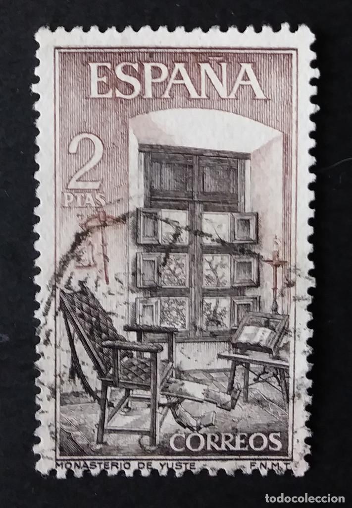 Sellos: 1965 Espa&ntilde;a Monasterio de Yuste - Foto 1