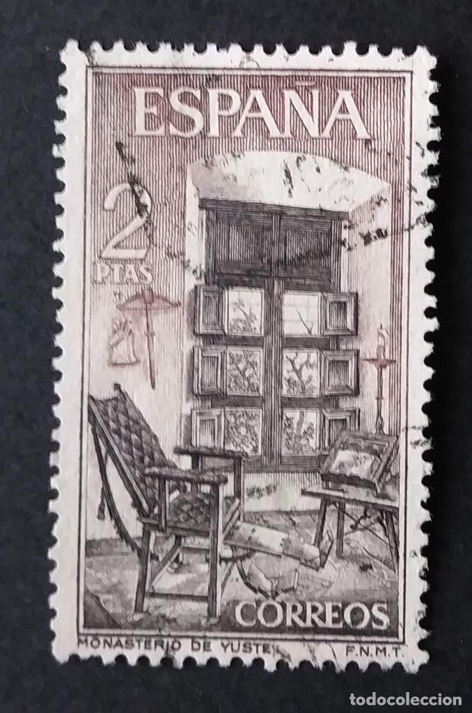 Sellos: 1965 Espa&ntilde;a Monasterio de Yuste - Foto 1