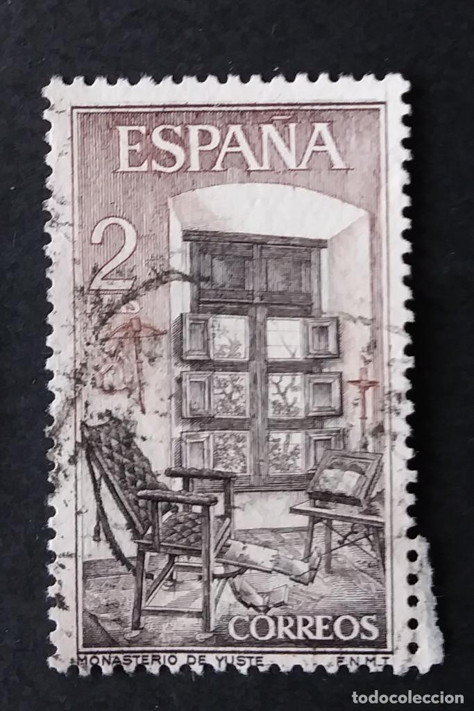 Sellos: 1965 Espa&ntilde;a Monasterio de Yuste - Foto 1