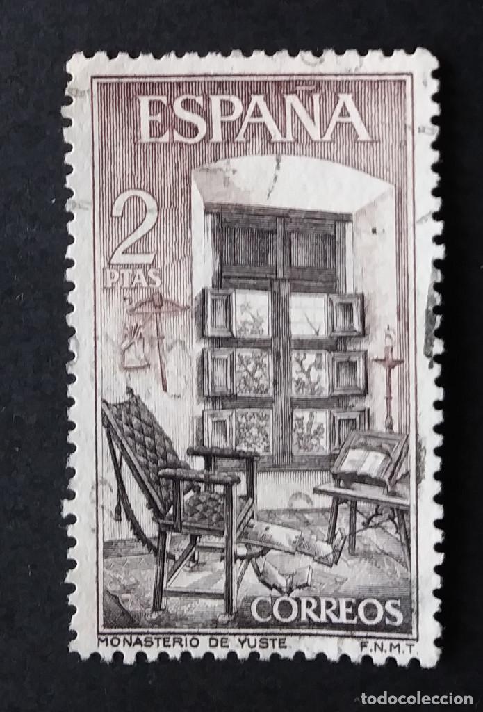 Sellos: 1965 Espa&ntilde;a Monasterio de Yuste - Foto 1