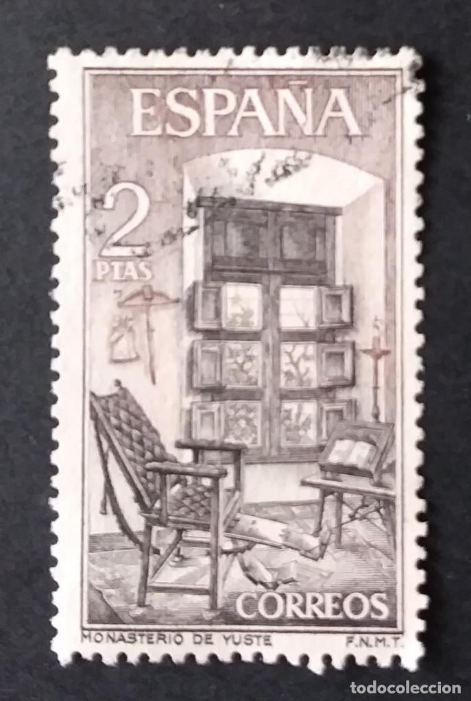Sellos: 1965 Espa&ntilde;a Monasterio de Yuste - Foto 1