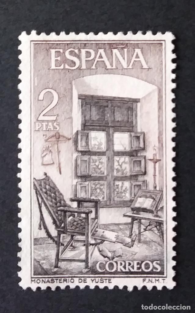 Sellos: 1965 Espa&ntilde;a Monasterio de Yuste - Foto 1