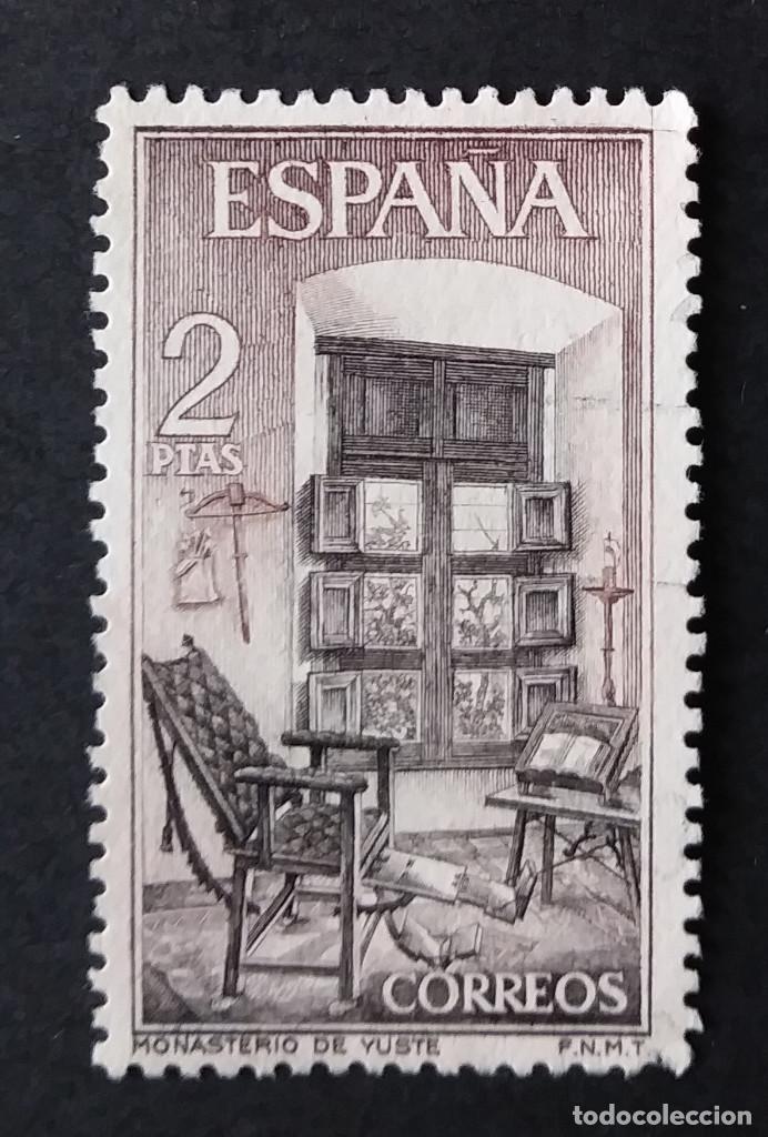 Sellos: 1965 Espa&ntilde;a Monasterio de Yuste - Foto 1