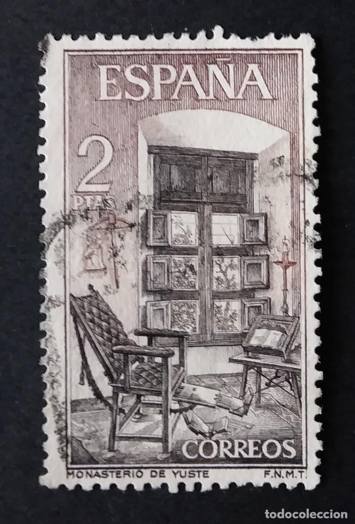 Sellos: 1965 Espa&ntilde;a Monasterio de Yuste - Foto 1