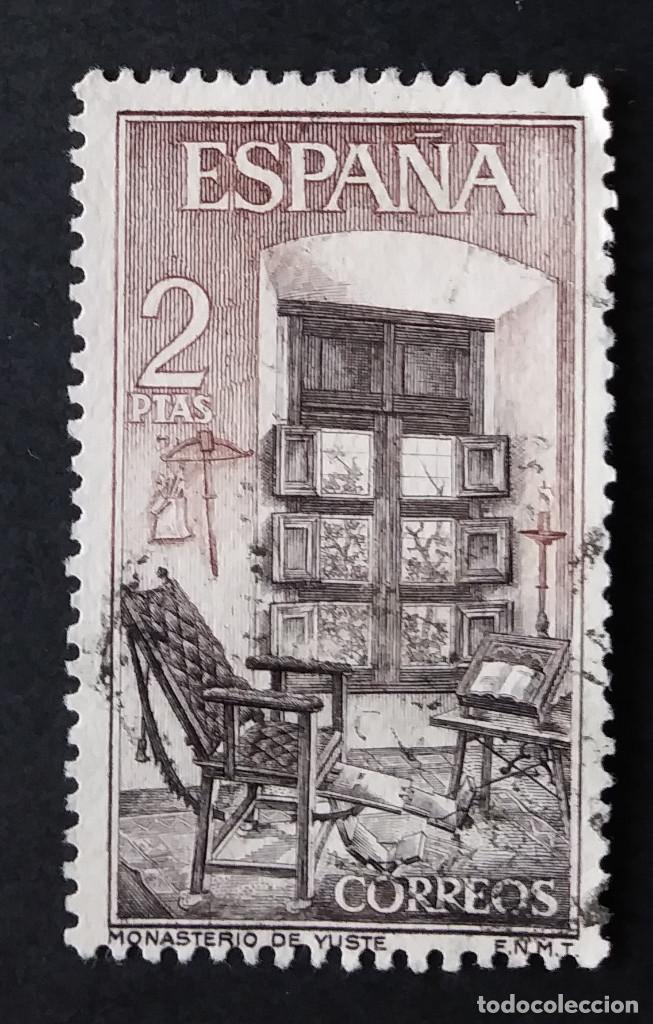 Sellos: 1965 Espa&ntilde;a Monasterio de Yuste - Foto 1