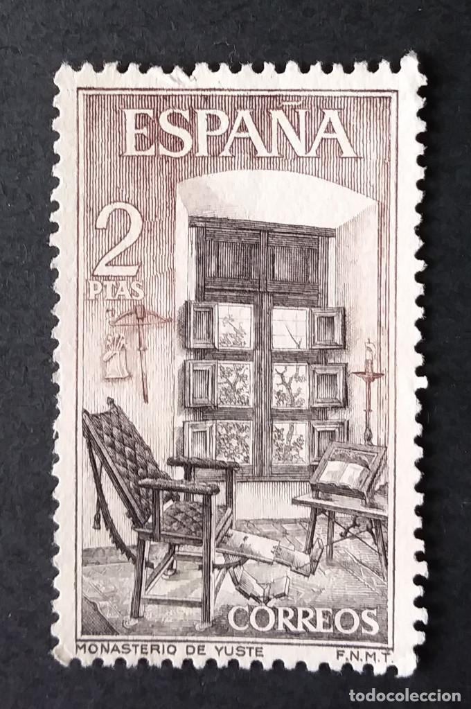 Sellos: 1965 Espa&ntilde;a Monasterio de Yuste - Foto 1