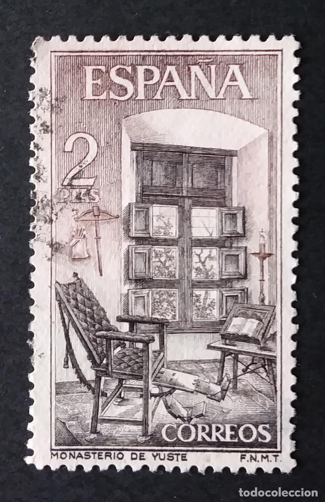 Sellos: 1965 Espa&ntilde;a Monasterio de Yuste - Foto 1
