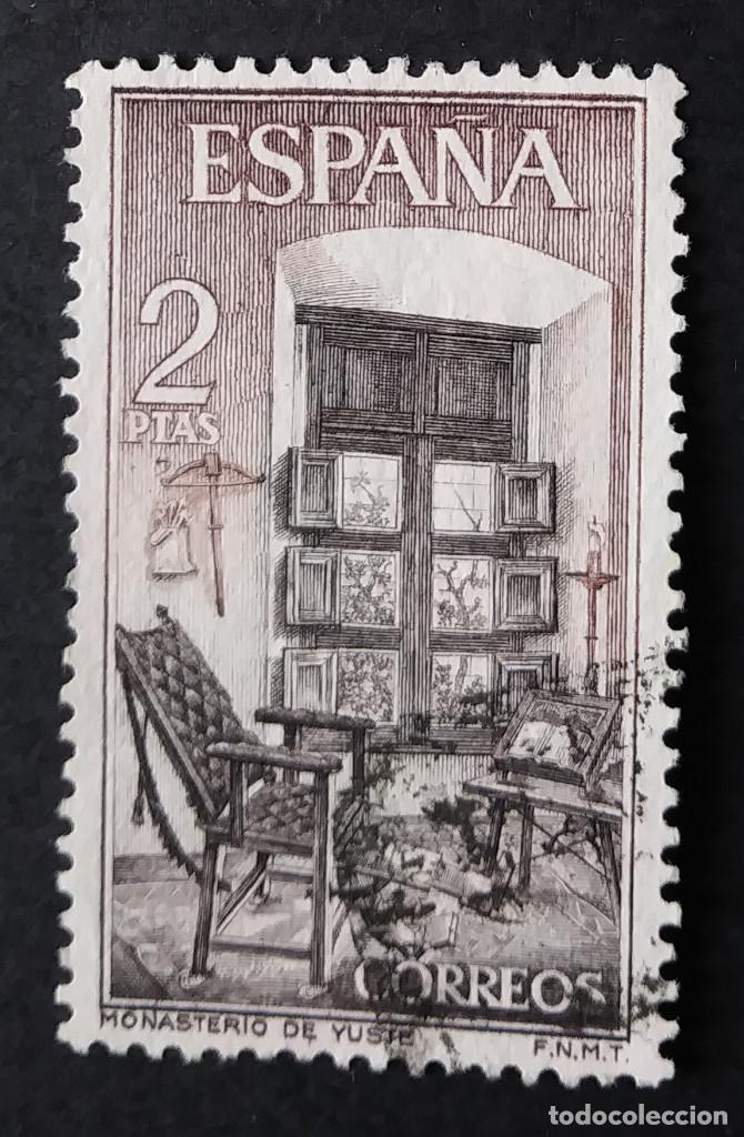 Sellos: 1965 Espa&ntilde;a Monasterio de Yuste - Foto 1