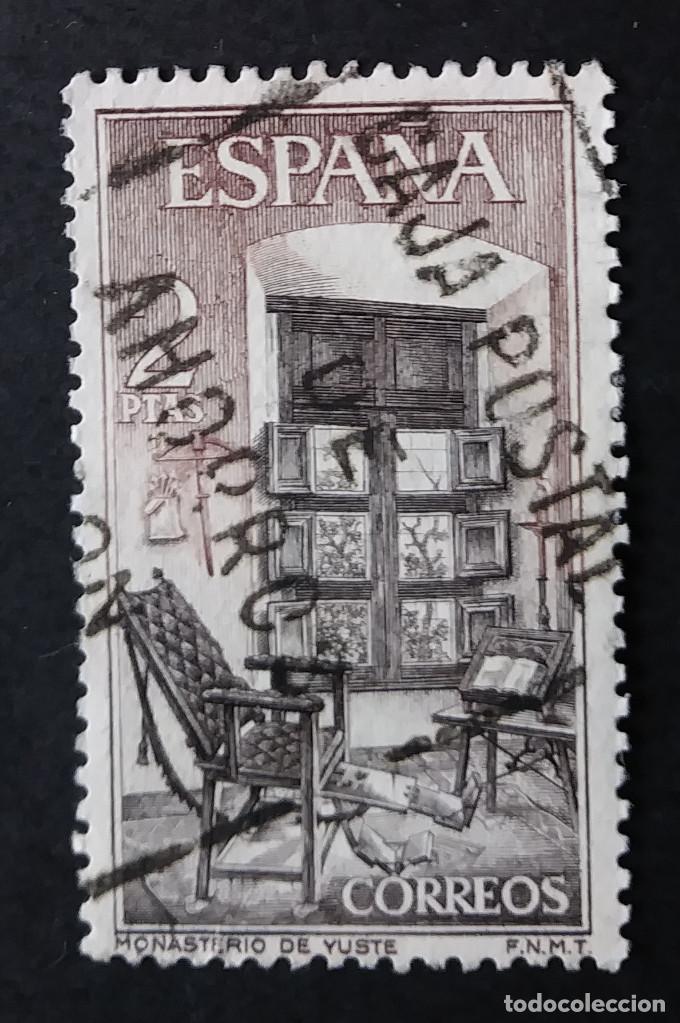 Sellos: 1965 Espa&ntilde;a Monasterio de Yuste - Foto 1