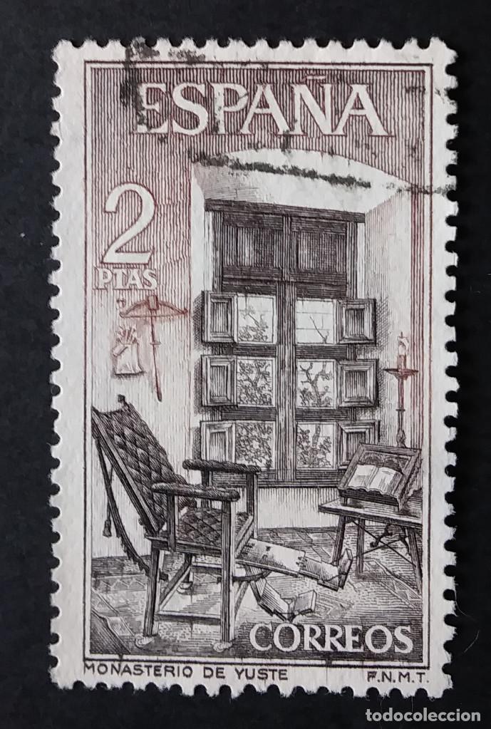Sellos: 1965 Espa&ntilde;a Monasterio de Yuste - Foto 1