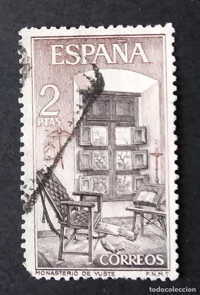 Sellos: 1965 Espa&ntilde;a Monasterio de Yuste - Foto 1