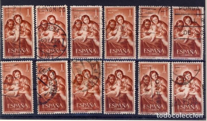 Selos: 1959.- NAVIDAD DE 1959.- ED. 1253.- (2)