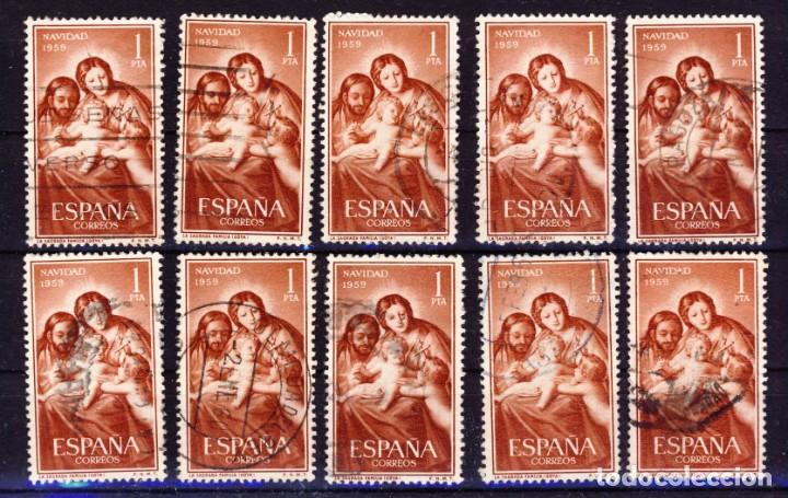 Selos: 1959.- NAVIDAD DE 1959.- ED. 1253.- (3)