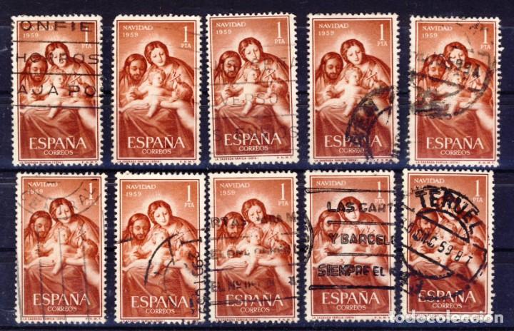 Stamps: 1959.- NAVIDAD DE 1959.- ED. 1253.- (4)
