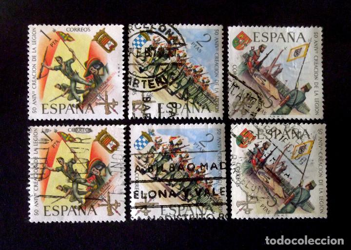 Sellos: 2043-5, DOS SERIES INCOMPLETAS USADAS. LEGI&Oacute;N. - Foto 1