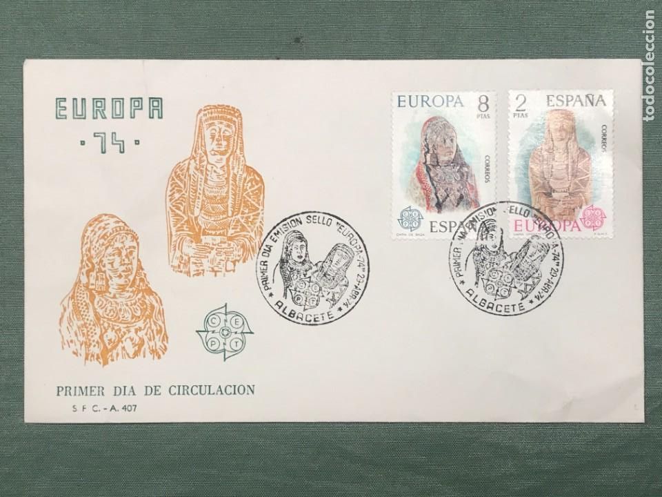 Sellos: ESPA&Ntilde;A 1974 EMISI&Oacute;N SELLO EUROPA - Foto 1