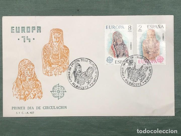 Sellos: ESPA&Ntilde;A 1974 EMISI&Oacute;N SELLO EUROPA - Foto 2