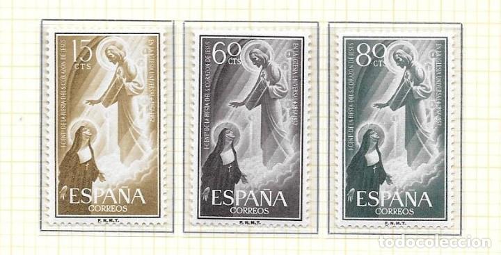 Sellos: A&Ntilde;O 1957 COMPLETO. SELLOS NUEVOS SIN FIJASELLOS DE EXCELENTE CENTRAJE.